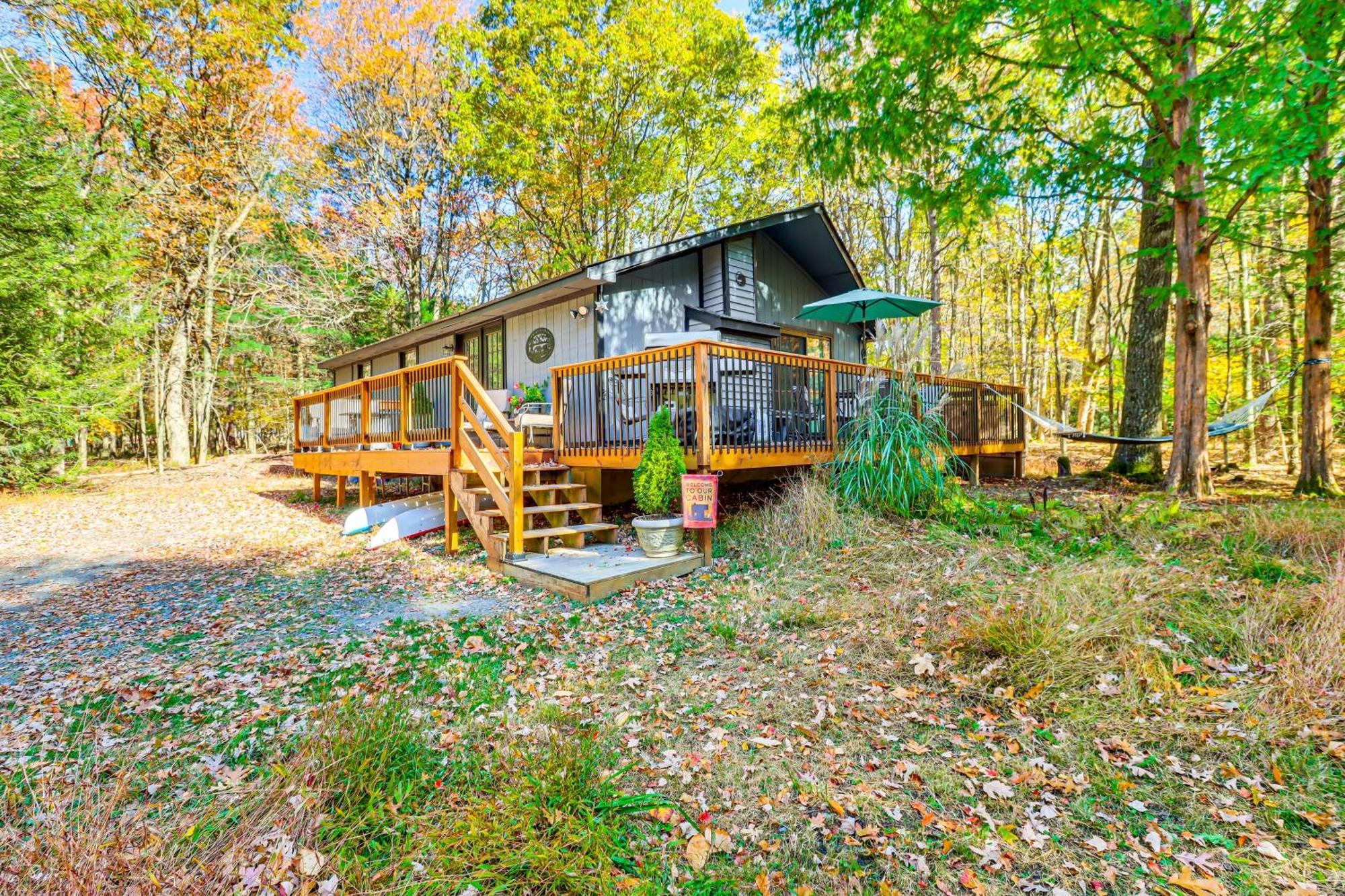 Quaint Jim Thorpe Cabin Retreat, Walk To Beach! Extérieur photo